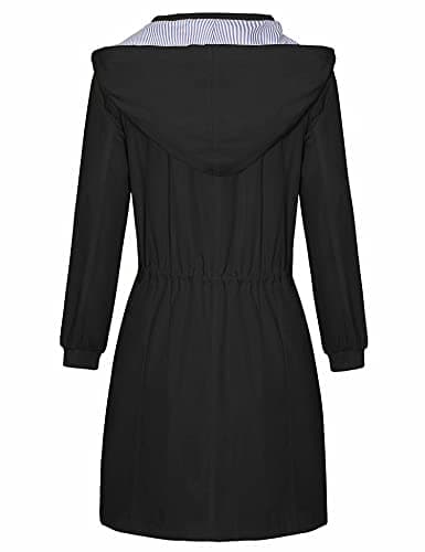 Bloggerlove Black Striped Rain Jacket XL (Bundle)