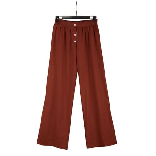 Women's High Waisted Wide Leg Linen Pants