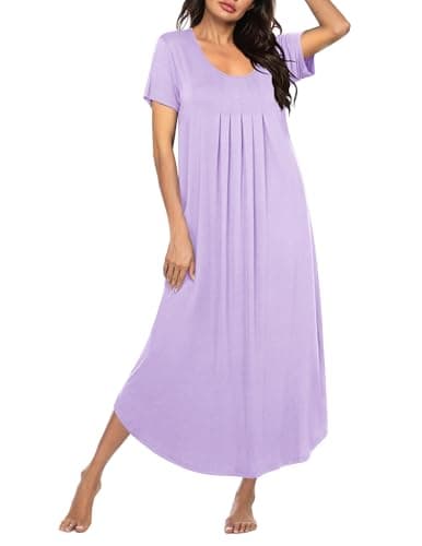 Ekouaer Long Nightgowns for Women Sleepwear