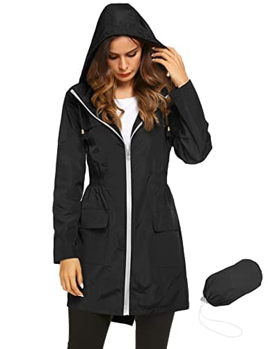 Women's Lightweight Waterproof Rain Jacket