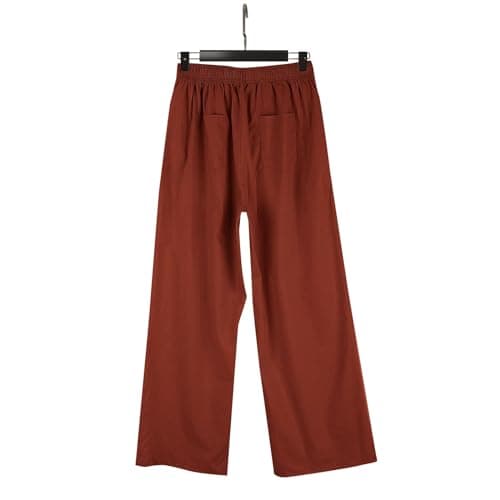 Women's High Waisted Wide Leg Linen Pants