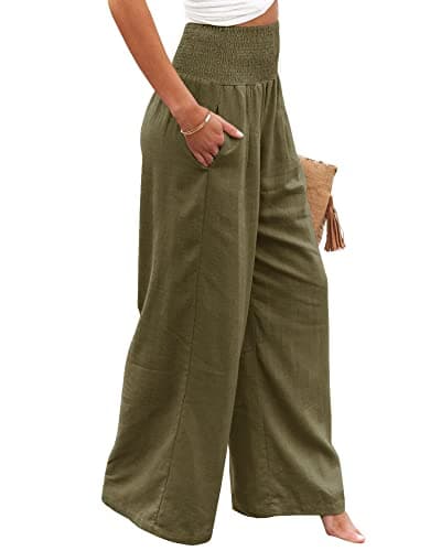 Winioder Women Linen Pants