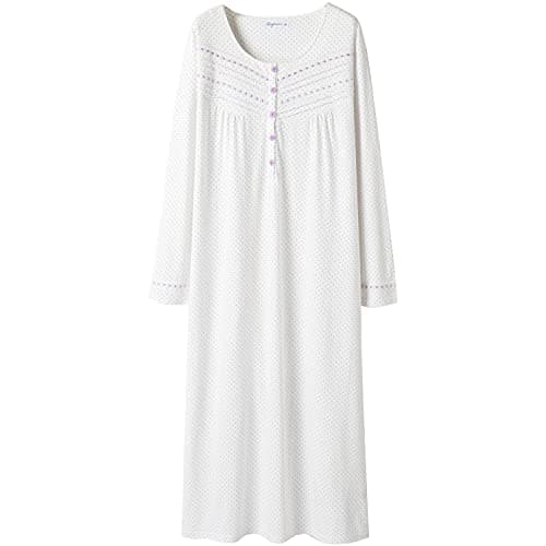Women's Soft 100% Cotton Knit Nightgowns