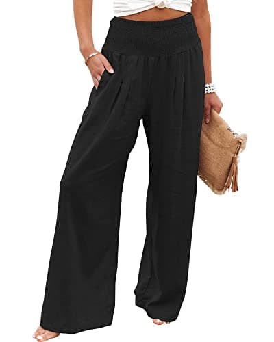 Winioder Women Linen Pants