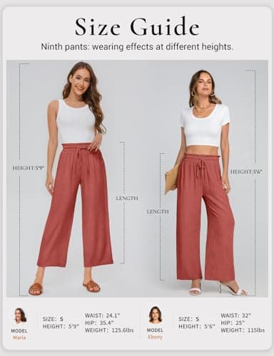 Women's Linen Casual Pants