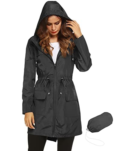 Women's Lightweight Waterproof Rain Jacket