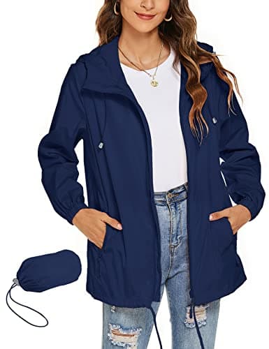 Avoogue Women's Waterproof Rain Jacket