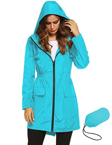 Women's Lightweight Waterproof Rain Jacket