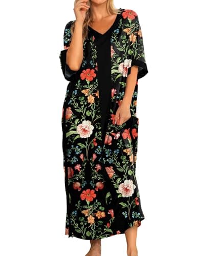Women's Cotton Caftan Nightgowns for Bloggerlove