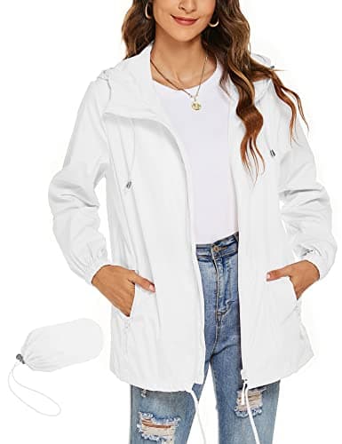 Avoogue Women's Waterproof Rain Jacket