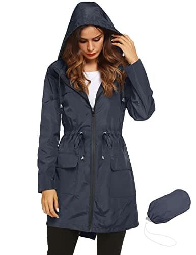 Women's Lightweight Waterproof Rain Jacket