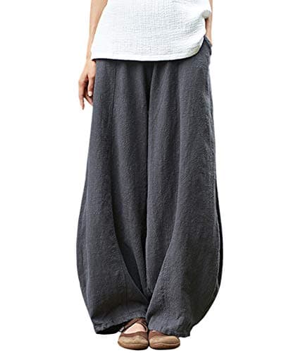 Women's Relaxed Fit Linen Pants
