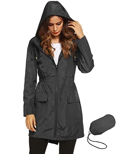 Women's Lightweight Waterproof Rain Jacket
