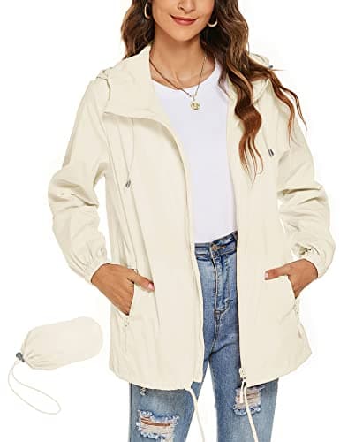Avoogue Women's Waterproof Rain Jacket