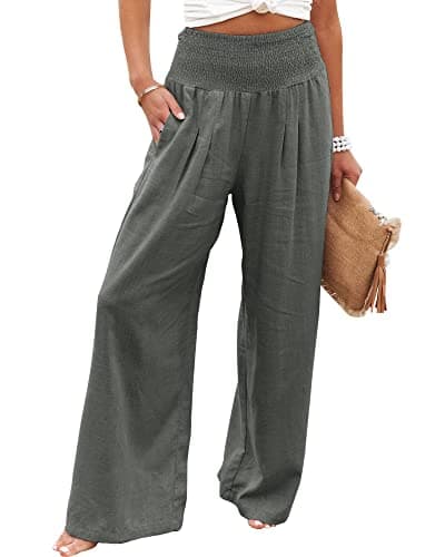 Winioder Women Linen Pants