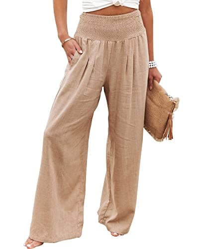 Winioder Women Linen Pants