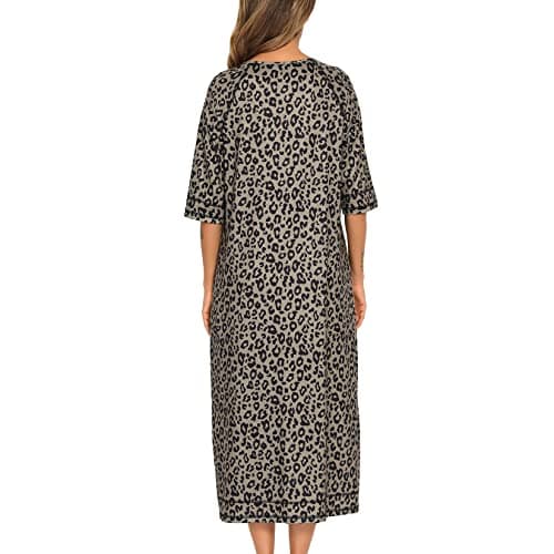 Women's Long Housecoat with Pockets