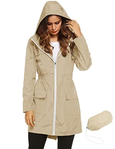 Women's Lightweight Waterproof Rain Jacket