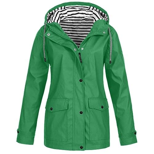 Women's Raincoat Outdoor Waterproof Jacket