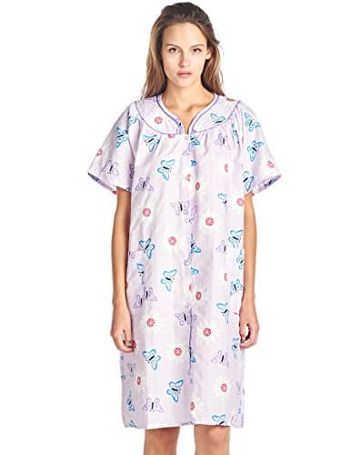 Casual Women's Snaps Front Closure House Dress