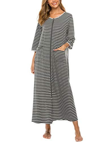 Bloggerlove Zipper Front Robes for Women