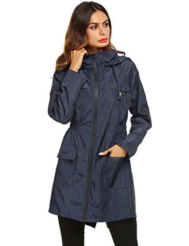 Women's Lightweight Waterproof Rain Jacket
