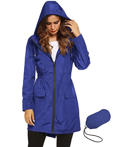 Women's Lightweight Waterproof Rain Jacket