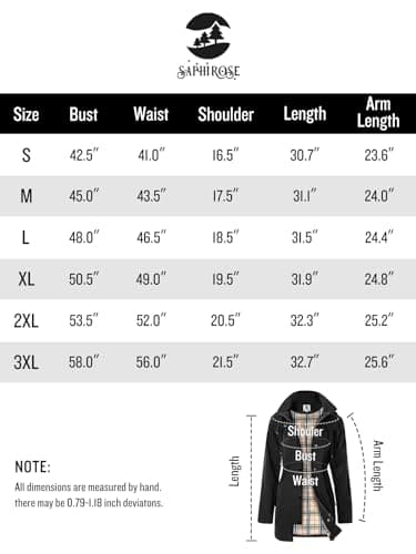 Women's Long Hooded Rain Jacket