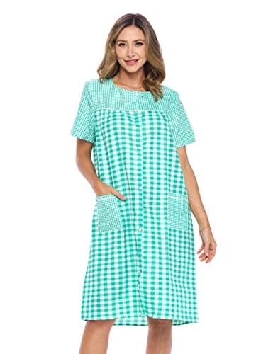 Casual Women's Snaps Front Closure House Dress