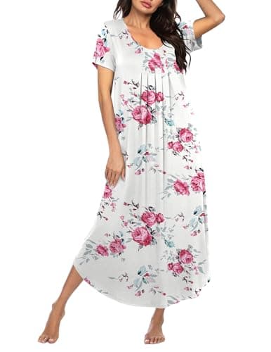 Ekouaer Long Nightgowns for Women Sleepwear
