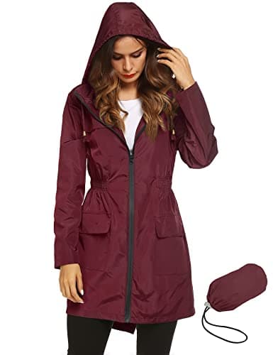Women's Lightweight Waterproof Rain Jacket