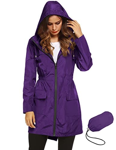Women's Lightweight Waterproof Rain Jacket