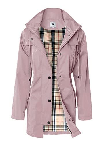 Women's Long Hooded Rain Jacket