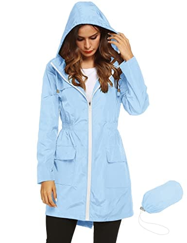 Women's Lightweight Waterproof Rain Jacket