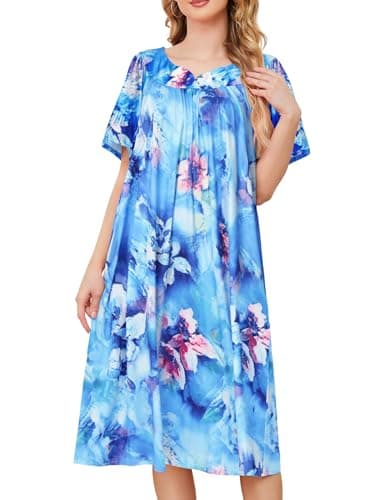 Refined Women's House Dresses with Pockets