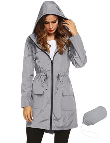 Women's Lightweight Waterproof Rain Jacket