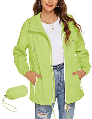 Avoogue Women's Waterproof Rain Jacket