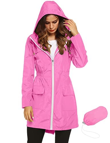 Women's Lightweight Waterproof Rain Jacket