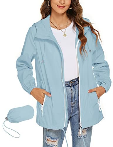 Avoogue Women's Waterproof Rain Jacket
