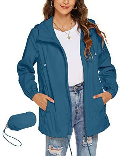 Avoogue Women's Waterproof Rain Jacket