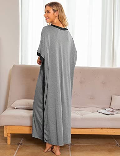 Bloggerlove Women Nightgowns Cotton Sleepwear