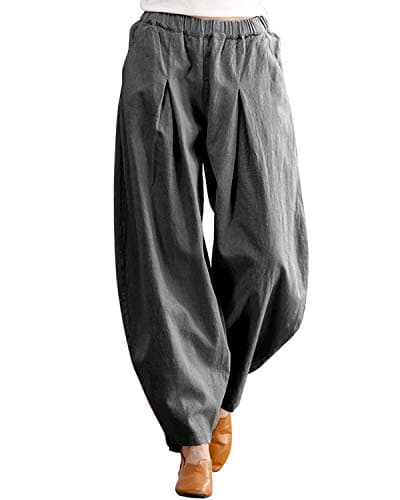 Women's Relaxed Fit Linen Pants