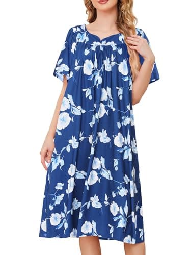 Refined Women's House Dresses with Pockets