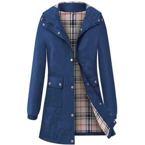 Women's Waterproof Rain Jacket with Hood