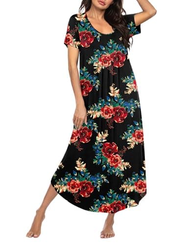 Ekouaer Long Nightgowns for Women Sleepwear