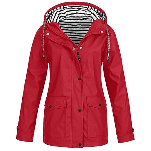 Women's Raincoat Outdoor Waterproof Jacket