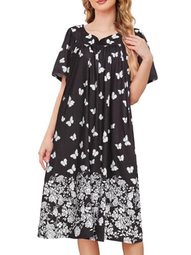 Refined Women's House Dresses with Pockets