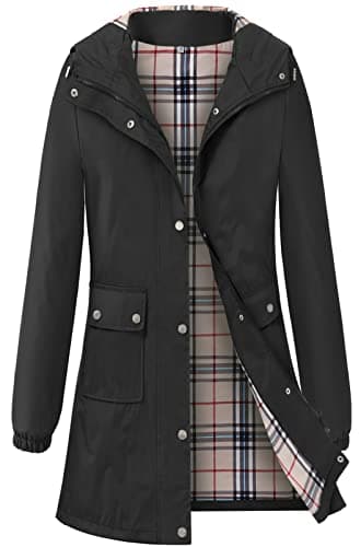 Women's Waterproof Rain Jacket with Hood