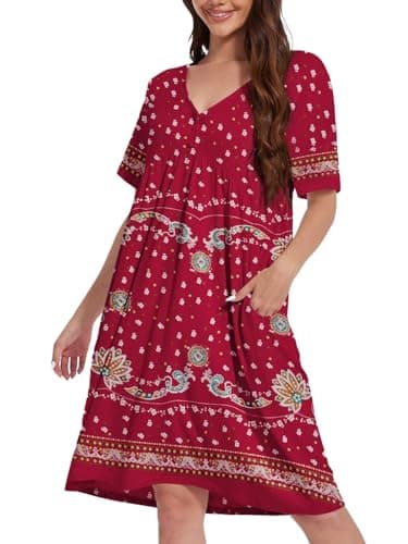 Floral Print Mumu Dress for Women S-3XL