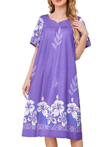 Refined Women's House Dresses with Pockets